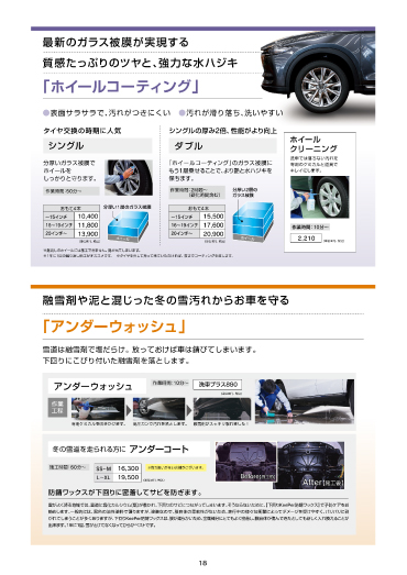 ホイール/アンダーウォッシュ